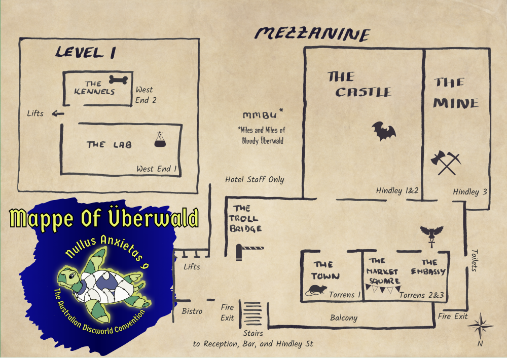 Map of the Nullus Anxietas 9 function rooms