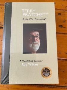 Waterstones special edition of Rob Wilkins' "Terry Pratchett: A Life in Footnotes"
