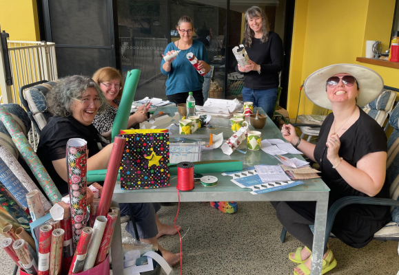 The committee creating cunning crafts for Hogswatch in July