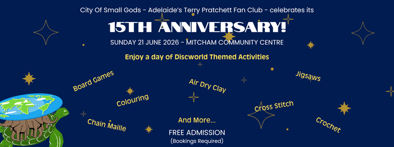 City of Small Gods 15th Anniversary