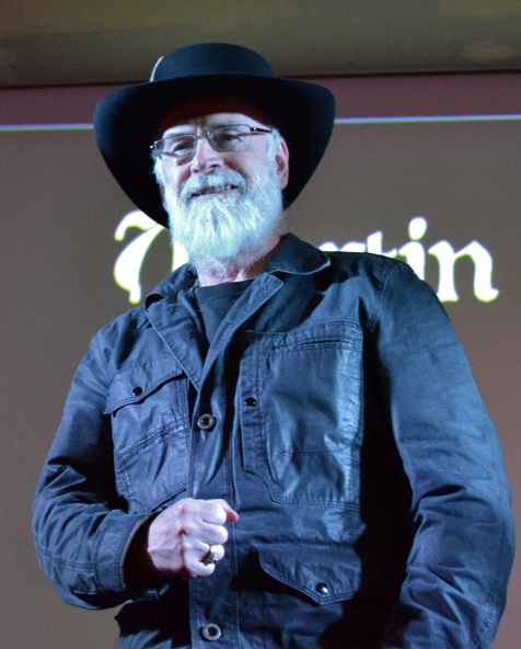 Sir Terry Pratchett at Nullus Anxietas III in 2011