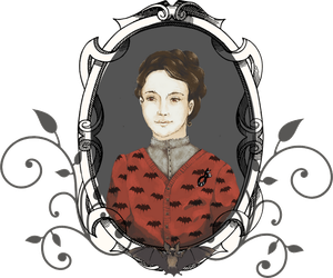 Portrait of Lady Margolotta in a decorative frame