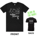 Black T-Shirt with Glow-in-the-dark print